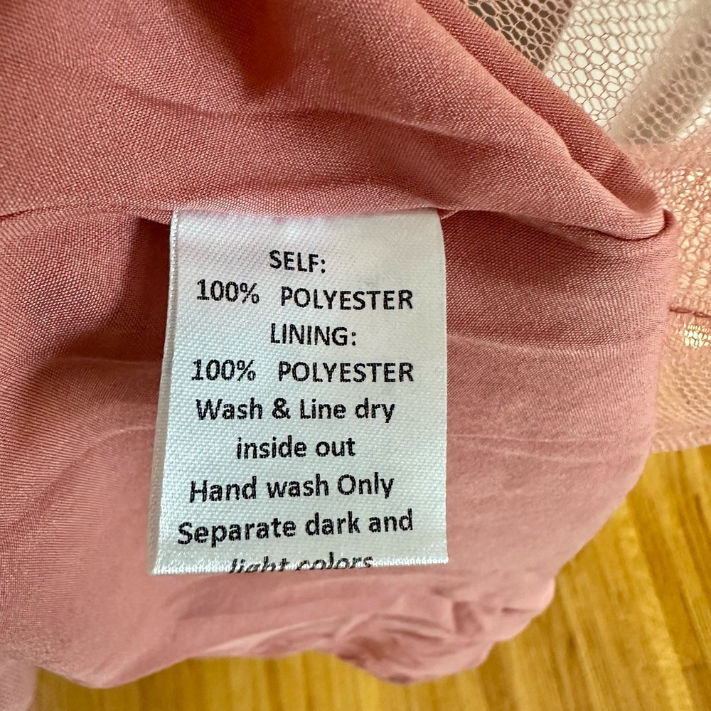 NWT JOYFOLIE Kids Pink Ruffled Dress - Size 6 - Picture 6 of 9
